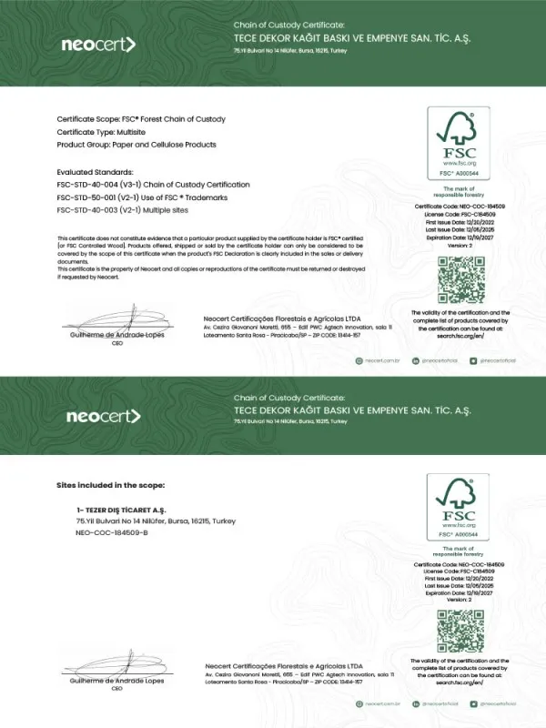 Nuestros Certificados