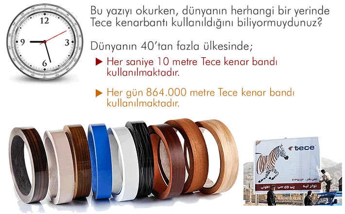 Dünya için Tece Kenar Bantları