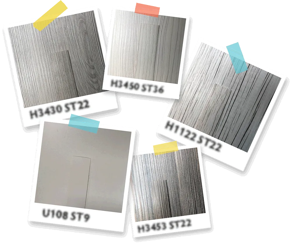 Collection de bandes de chant express pour les couleurs Egger