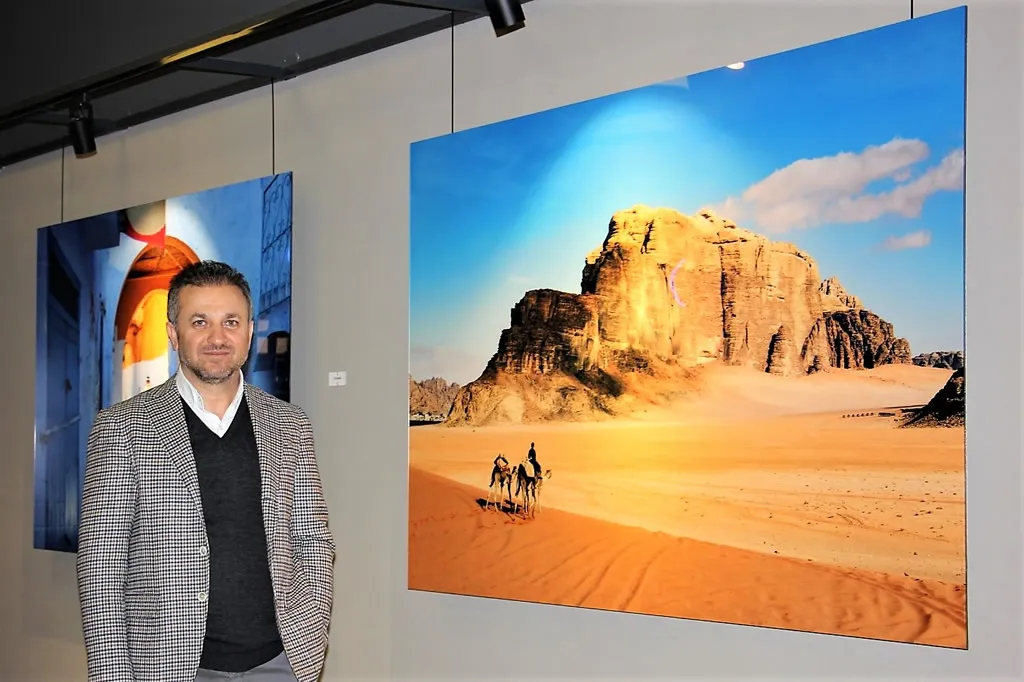 Mr. Coskunuzer at his Gallery