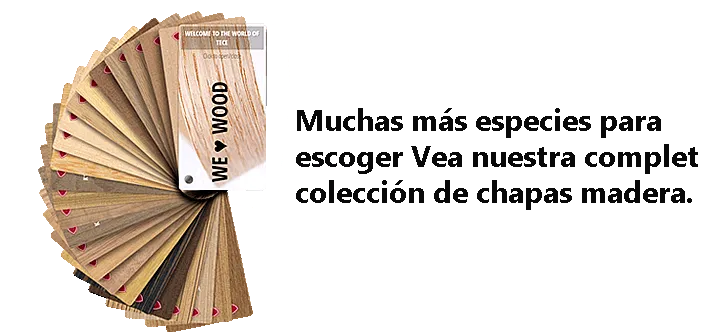 MUESTRAS PARA CHAPAS DE MADERA