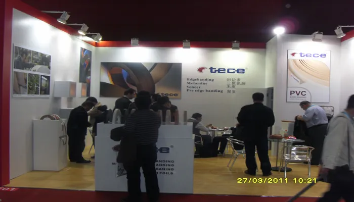 Tece INTERZUM GUANGZHOU-2011 Fuarı'ndaydı.